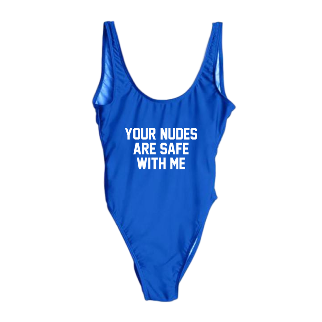 RAVESUITS Classic One Piece XS / Royal Blue Your Nudes Are Safe One Piece