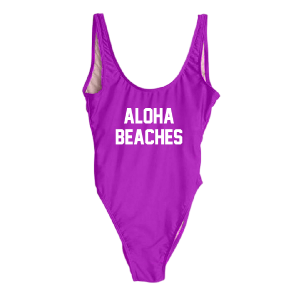 RAVESUITS Classic One Piece XS / Violet (Temporarily darker than pictured.) Aloha Beaches One Piece