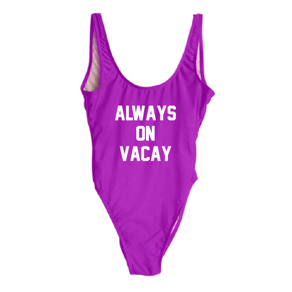 RAVESUITS Classic One Piece XS / Violet (Temporarily darker than pictured.) Always On Vacay One Piece