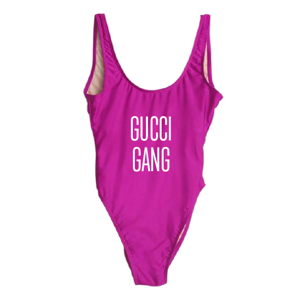 Gucci pink bathing suit sales