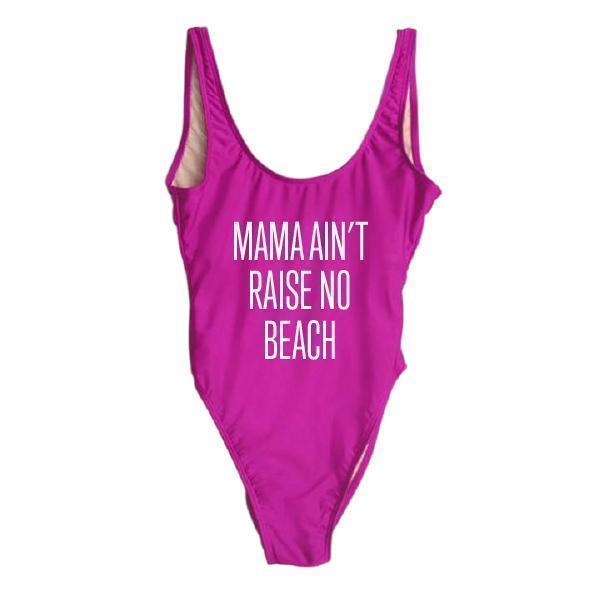 RAVESUITS Classic One Piece XS / Violet (Temporarily darker than pictured.) Mama Ain't Raise No Beach One Piece