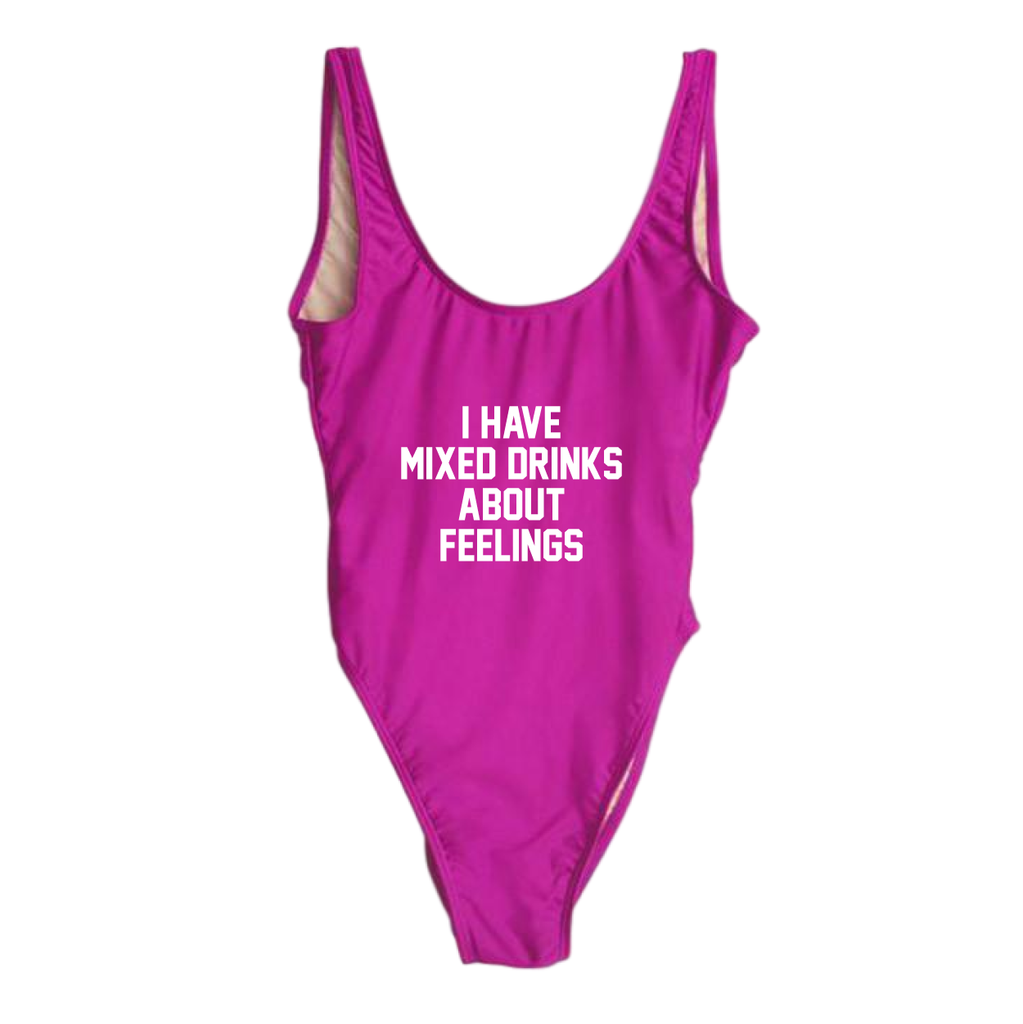 RAVESUITS Classic One Piece XS / Violet (Temporarily darker than pictured.) Mixed Drinks About Feelings One Piece