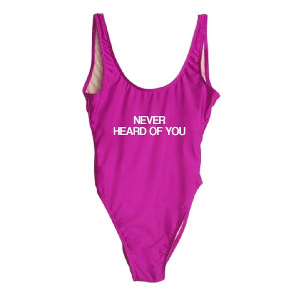 RAVESUITS Classic One Piece XS / Violet (Temporarily darker than pictured.) Never Heard of You One Piece