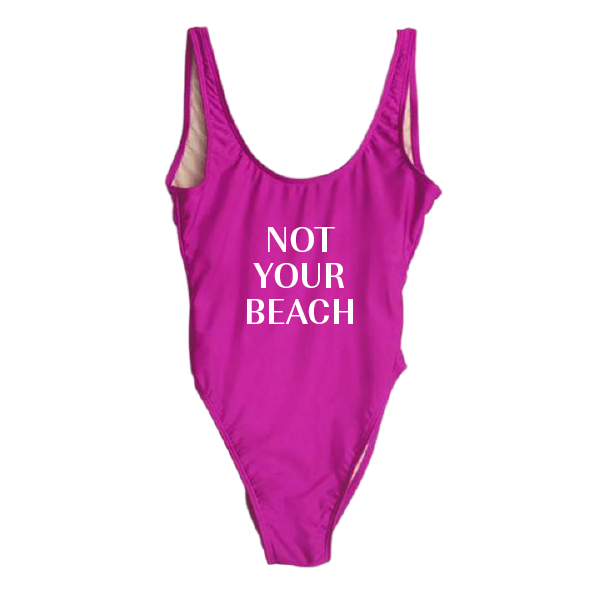 RAVESUITS Classic One Piece XS / Violet (Temporarily darker than pictured.) Not Your Beach One Piece