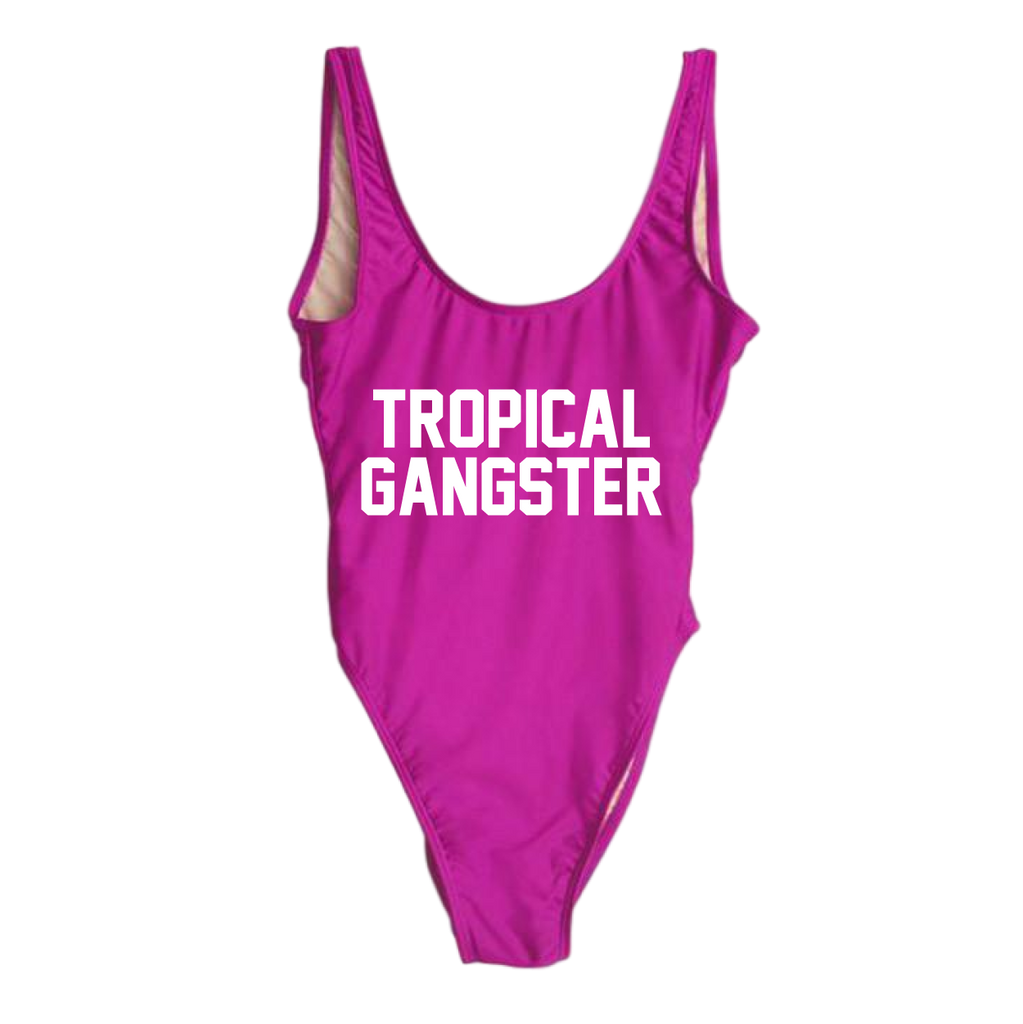 RAVESUITS Classic One Piece XS / Violet (Temporarily darker than pictured.) Tropical Gangster One Piece