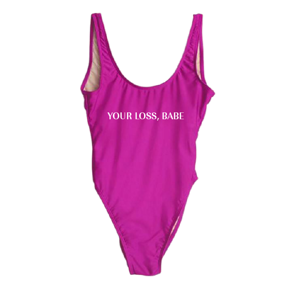 RAVESUITS Classic One Piece XS / Violet (Temporarily darker than pictured.) Your Loss, Babe One Piece