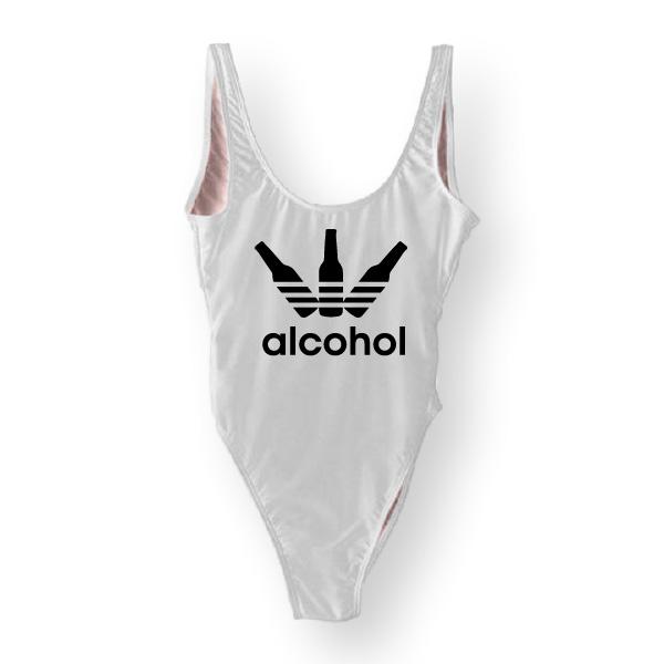 RAVESUITS Classic One Piece XS / White alcohol one piece