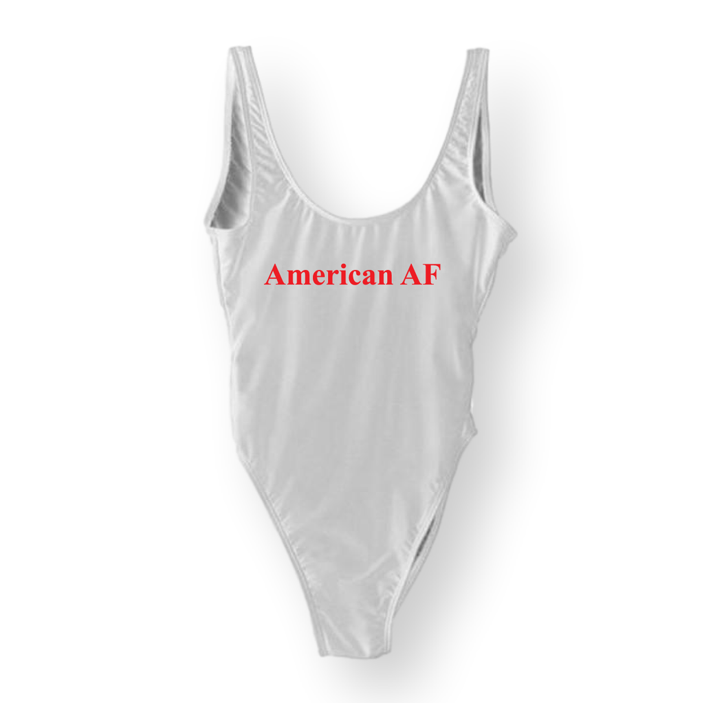 RAVESUITS Classic One Piece XS / White American AF One Piece [4TH OF JULY]