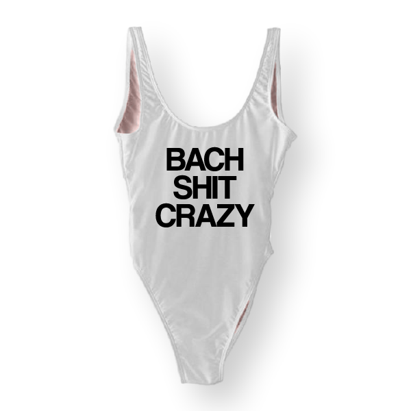 RAVESUITS Classic One Piece XS / White Bach Sh*t Crazy One Piece