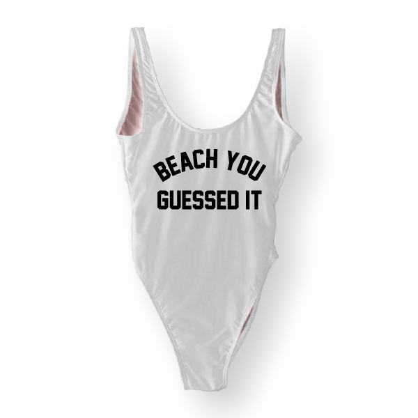 RAVESUITS Classic One Piece XS / White Beach You Guessed It One Piece