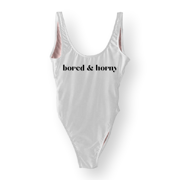 RAVESUITS Classic One Piece XS / White Bored & Horny