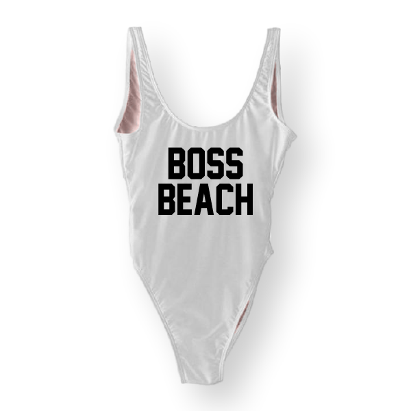 RAVESUITS Classic One Piece XS / White Boss Beach One Piece