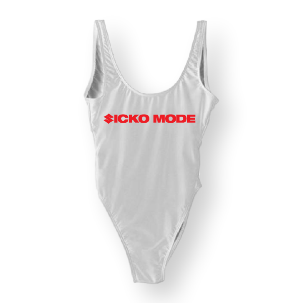 RAVESUITS Classic One Piece XS / White Sicko Mode One Piece