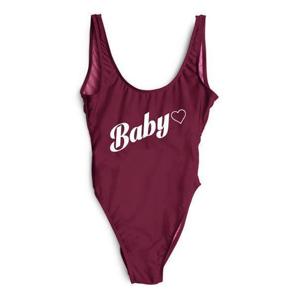 RAVESUITS Classic One Piece XS / Wine Red Baby One Piece