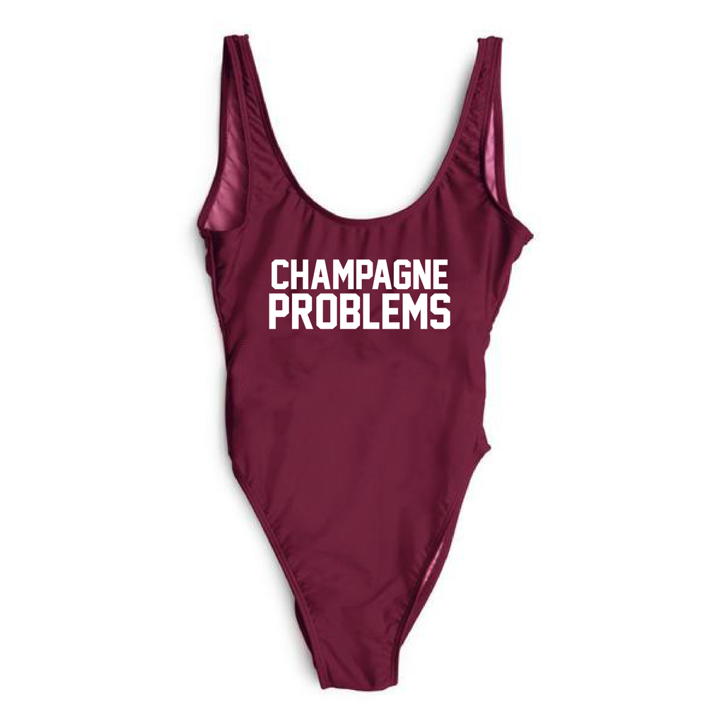 RAVESUITS Classic One Piece XS / Wine Red Champagne Problems One Piece