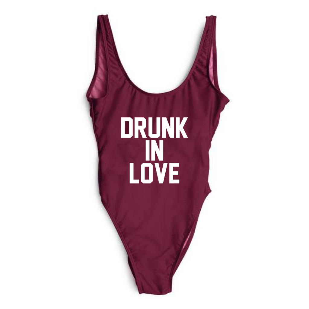 RAVESUITS Classic One Piece XS / Wine Red Drunk In Love One Piece