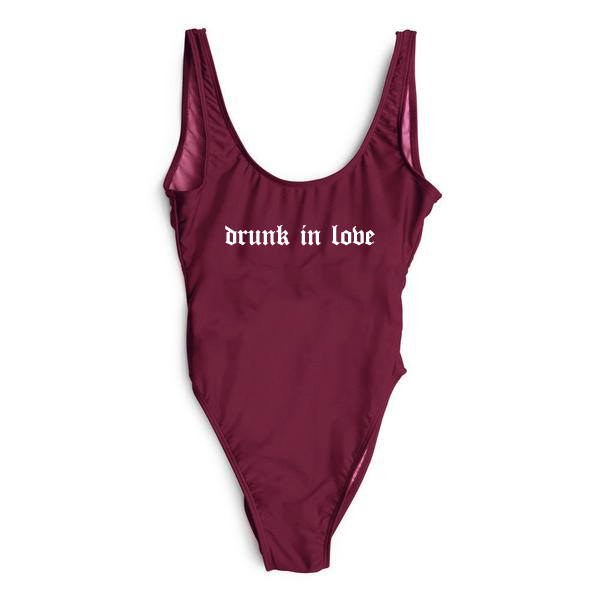 RAVESUITS Classic One Piece XS / Wine Red Drunk In Love One Piece