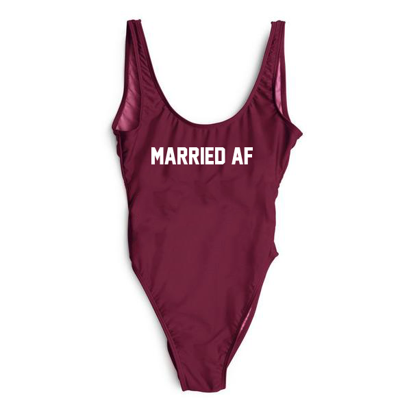 RAVESUITS Classic One Piece XS / Wine Red Married AF One Piece