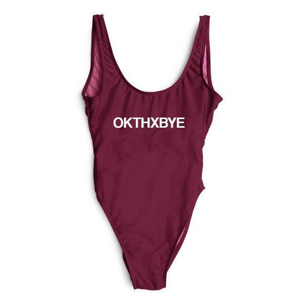 RAVESUITS Classic One Piece XS / Wine Red OKTHXBYE One Piece