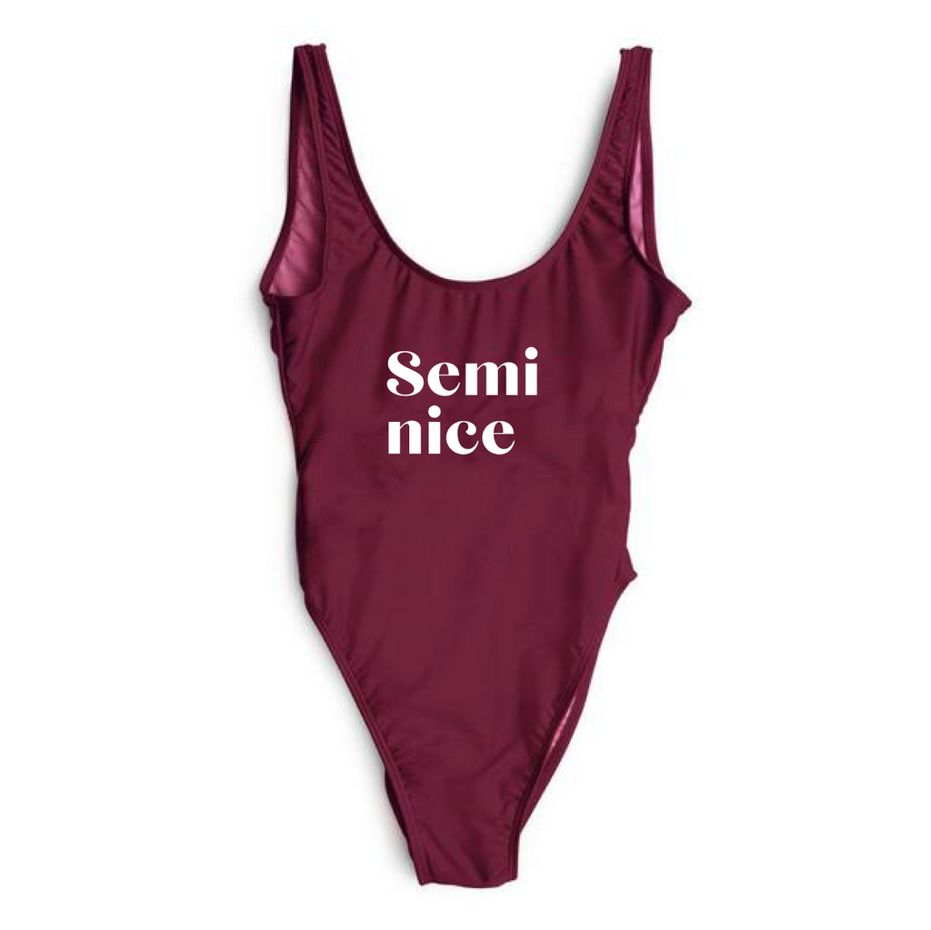 RAVESUITS Classic One Piece XS / Wine Red Semi Nice One Piece