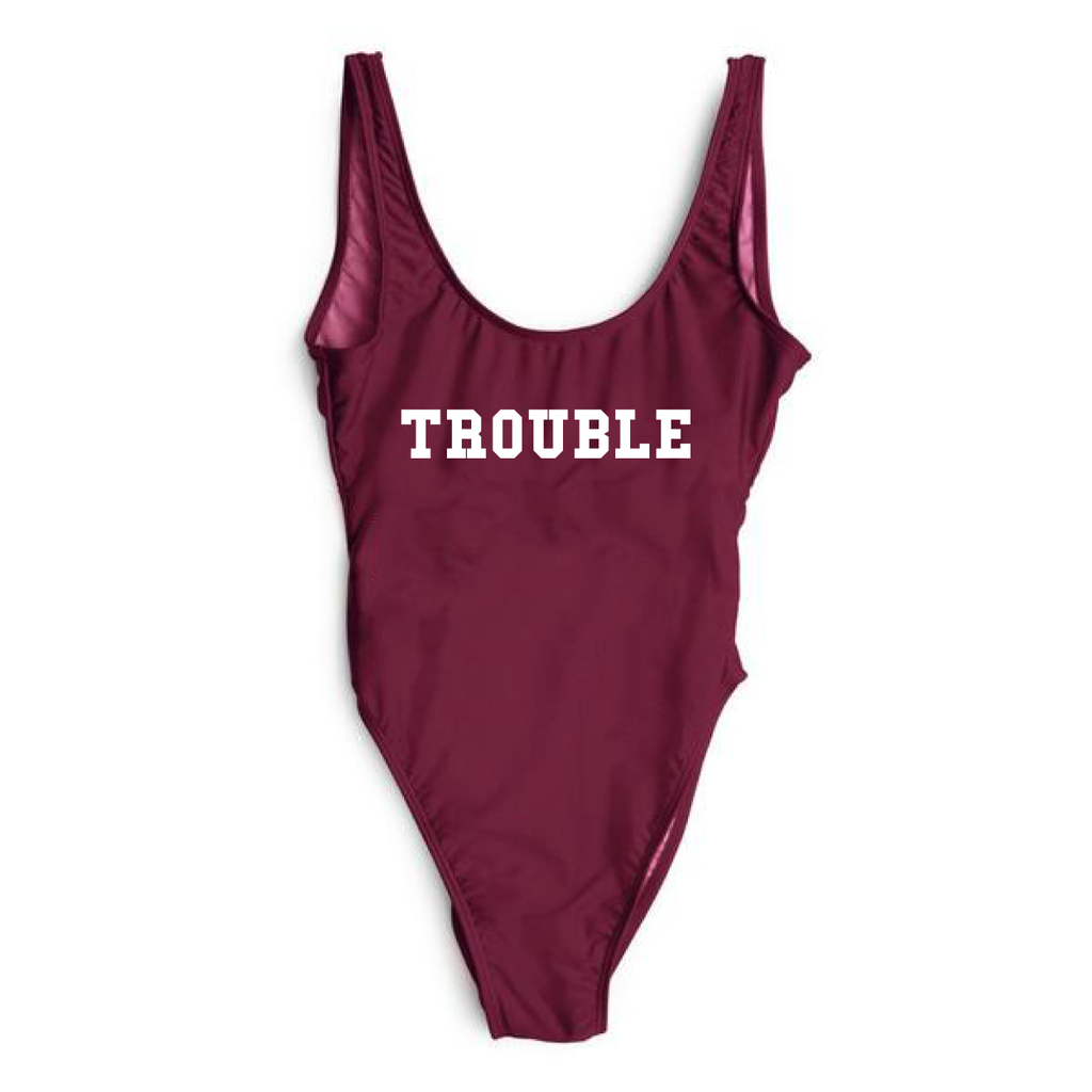RAVESUITS Classic One Piece XS / Wine Red Trouble One Piece