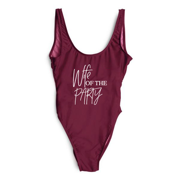 RAVESUITS Classic One Piece XS / Wine Red Wife Of The Party One Piece