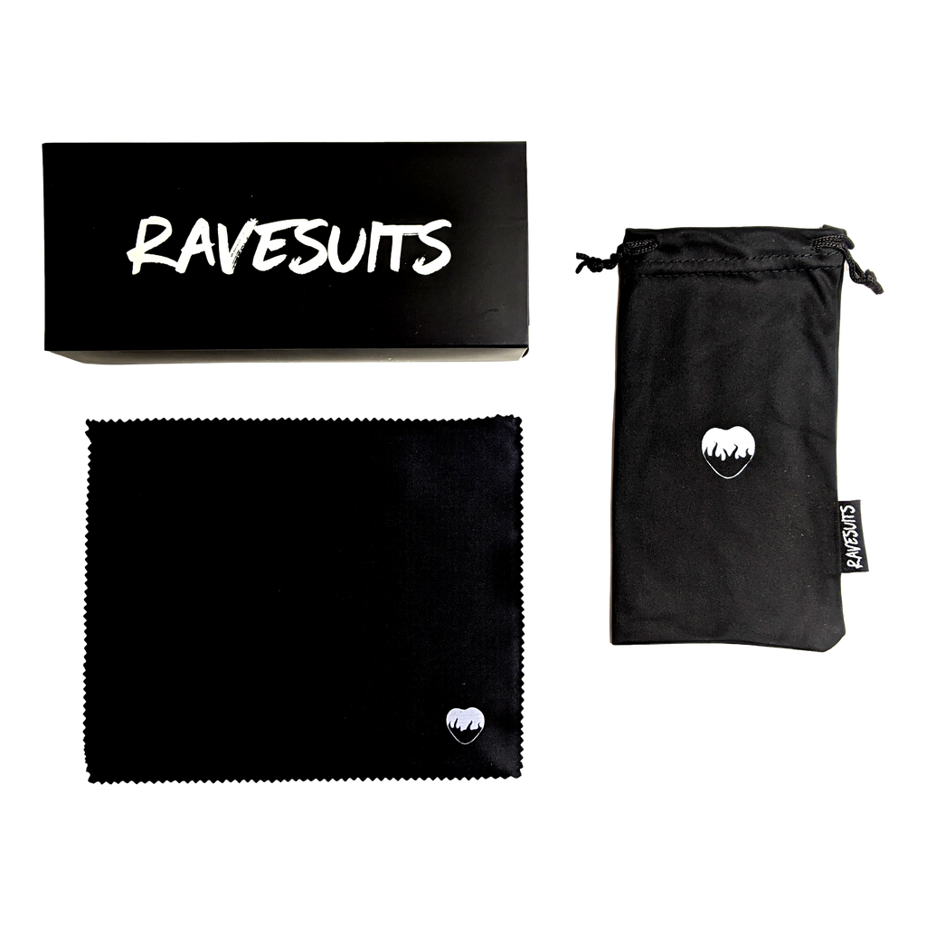 RAVESUITS Futuristic Side Lenses Sunglasses