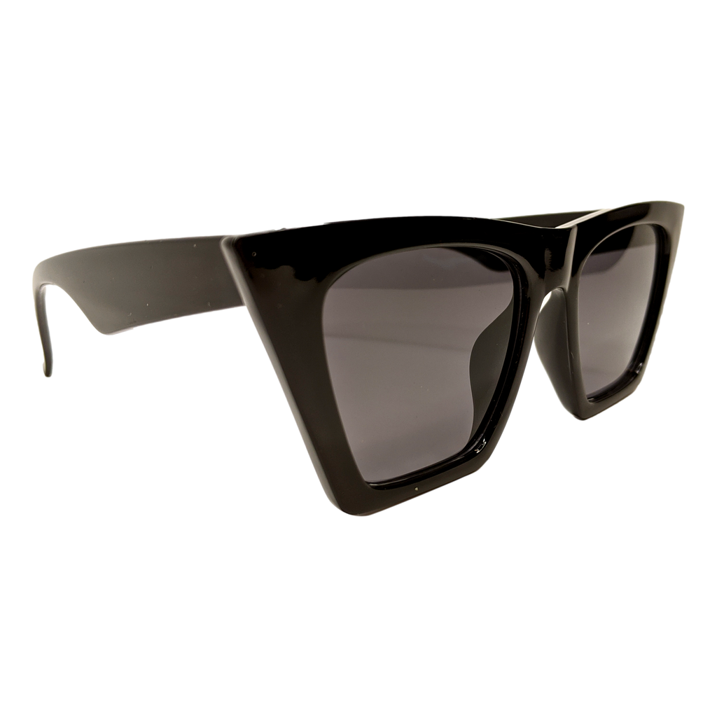 RAVESUITS Sunglasses Black Square Cat Eye Sunglasses